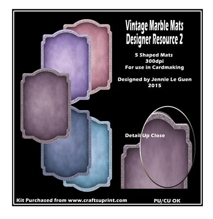 Vintage Marble Mats Designer Resource 2