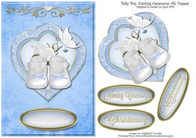 Baby Boy Naming Ceremony A5 Topper