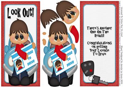 Licensed to Drive Boy Dl Card
