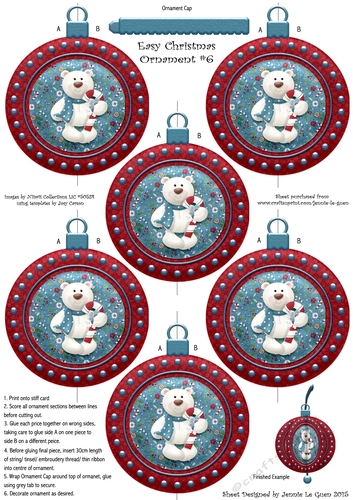 Easy Christmas Ornament #6