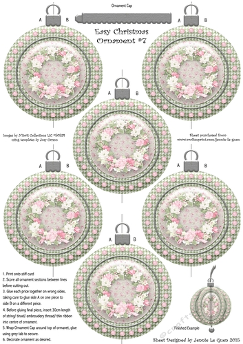 Easy Christmas Ornament #7