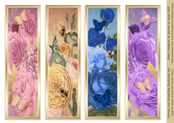 Flowers and Butterflies Bookmarks