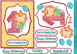 First Birthday Lion