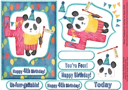 Fourth Birthday Panda