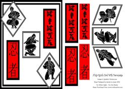 Ninja Quick Card with Decoupage
