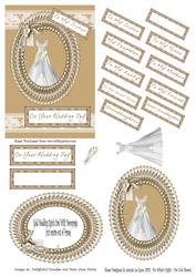 For My Female Relative on Your Weddding Day in Gold