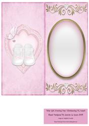 Baby Girl Naming Ceremony/ Christening Dl Insert
