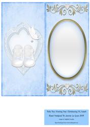 Baby Boy Naming Ceremony/ Christening Dl Insert