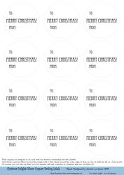 Christmas Delights 55mm Backing Sheets