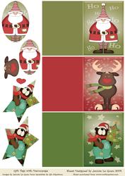 Gift Tags with Decoupage Bits