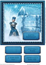 Blue Snow Queen - a Birthday Wish