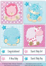 4 Sweet Baby Mixed Toppers