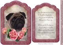Pet Sympathy A5 Topper and Insert with Verse 2