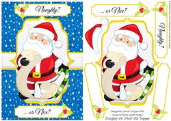 Naughty or Nice? A5 Topper