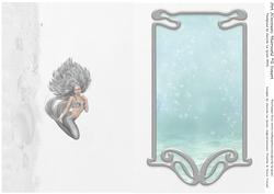 Art Nouveau Mermaid #5 Insert