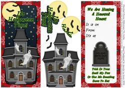 Haunted House Halloween Dl Party Invite