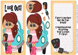 Licensed to Drive Girl Dl Card