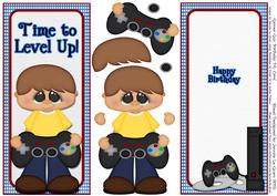 Gamer Guy Blue Dl Card