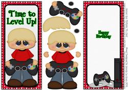 Gamer Guy Red Dl Card