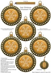 Easy Christmas Ornament #3