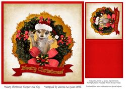 Meery Christmas Topper and Tag