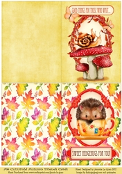 Autumn Friends A6 CutnFold Duo