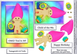 Trolling The Children of the 90s 5x7 Topper
