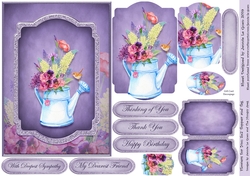 Flowers for You 1 - 5x7 Topper and Tag
