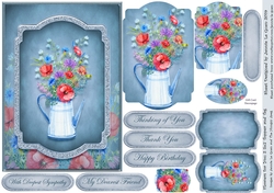 Flowers for You 2 - 5x7 Topper and Tag