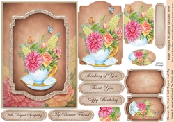 Flowers for You 3 - 5x7 Topper and Tag