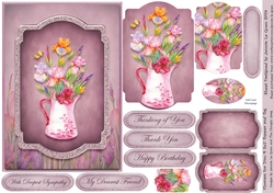 Flowers for You 4 - 5x7 Topper and Tag