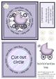 Square Reverse Decoupage/ Aperture New Baby Card 1