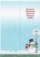 Snowman Christmas Wishes Dl Insert