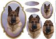 German Shepherd Topper and Tag