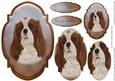 Cavalier King Charles Spaniel Topper and Tag