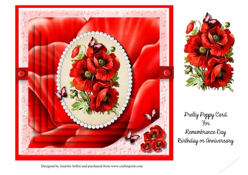 Poppies and Butterflies