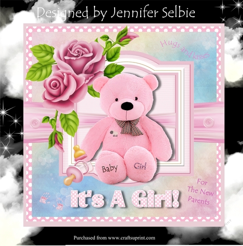 Teddy for a New Baby Girl