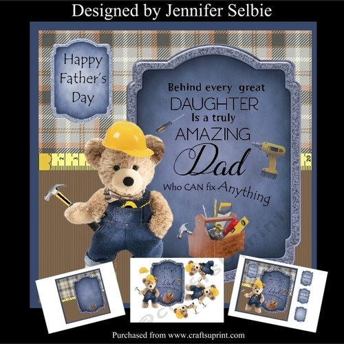 Fathers Day / Happy Birthday DIY Ted from Daughter