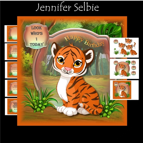 Birthday Tiger for ages 1-4