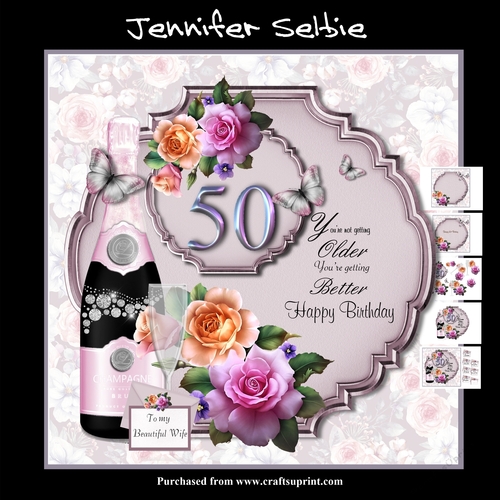 Female 50th Birthday in Lilac