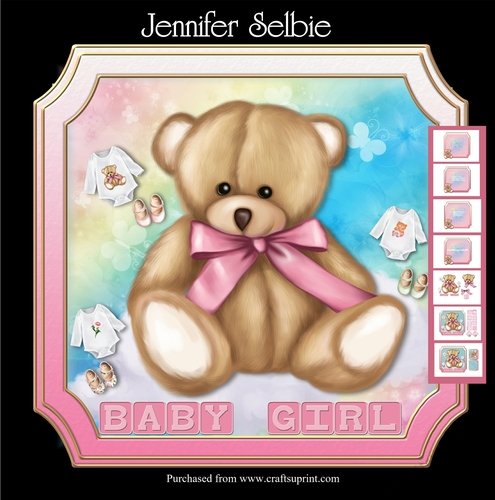 Baby Girl Teddy Bear