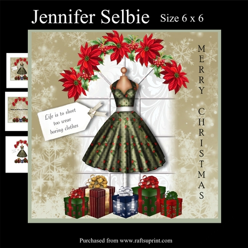 Shop Mannequin Green Holly Dress card size 6 x 6