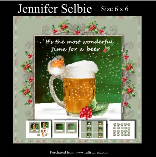 Its the most wonderful time for a beer 6 x 6