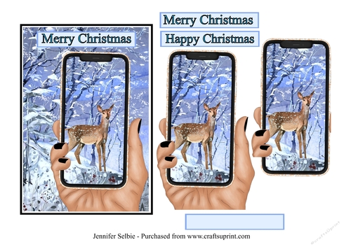 Snap Winter Wonderland Deer