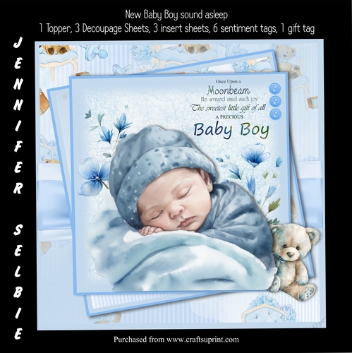 New Baby Boy Sleeping - Sweet Dreams