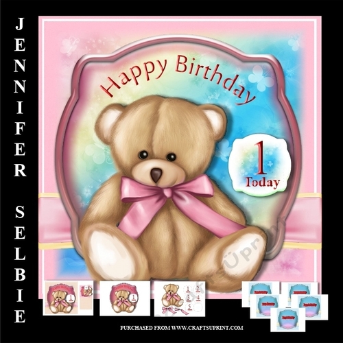 Teddy Bear in Pink for ages 1-5 