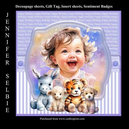 Cute little Girls 1st Birthday No.1