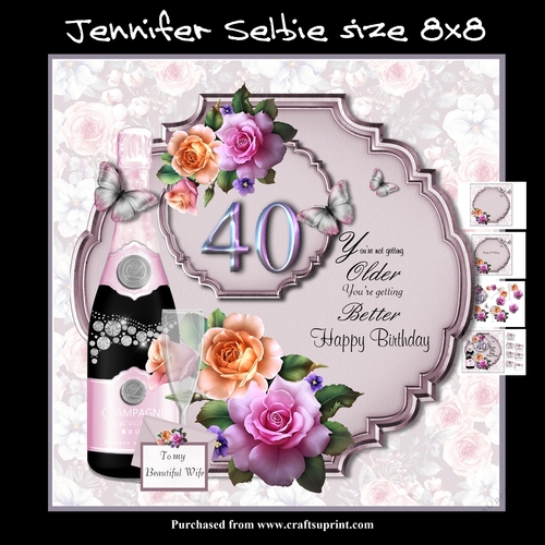 Female 40th Birthday In Lilac