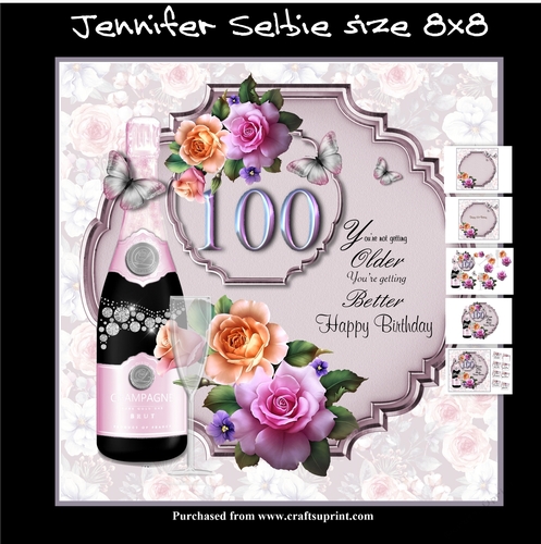Female 100th Birthday In Lilac