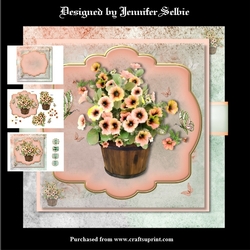 Peach Petunias